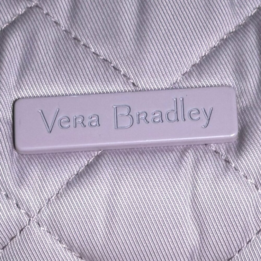 Vera Bradley Small Vera Tote in Performance Twill Hydrangea Pink - Picture 8 of 10